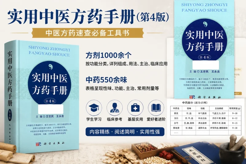 《实用中医方药手册(第4版)》——中医方药速查必备工具书-以北资源站