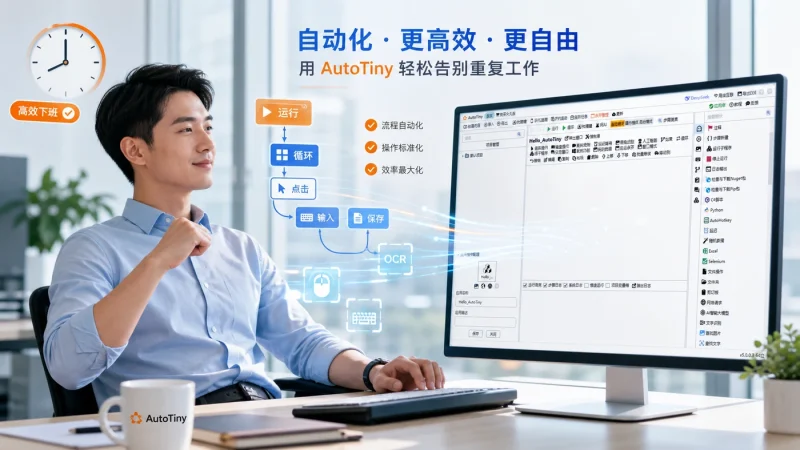 打工人早下班秘诀:用AutoTiny自动化工具轻松搞定重复工作-以北资源站