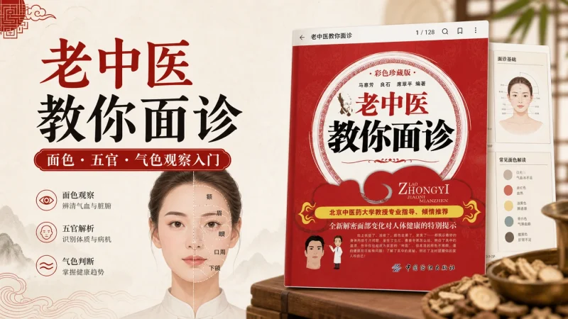 《老中医教你面诊》PDF：传统面诊入门与面部特征观察方法完整教程-以北资源站